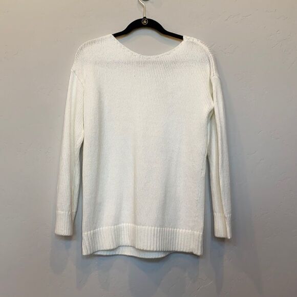Loft White Cozy Sweater - Picture 1 of 6